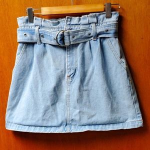 Forever 21, high waist denim skirt,  large
